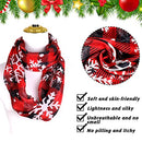 Christmas sheer scarf soft light weight women scarves sheer Infinity scarf Gifts for Your Mom,Sister,Friend, Red, one-size-fits-all