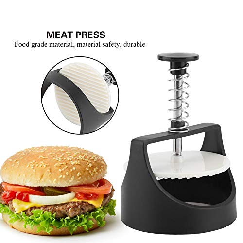 Burger Press Patty Maker, Spring Loaded Burger Press, Stainless Steel Hamburger Patty Maker Press Burger Meat, Hamburger Making Tools