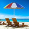 Yescom 6ft Rainbow Beach Umbrella UV Protection Sunshade with Tilt Sand Anchor Carry Bag Outdoor Camping Chair Parasol