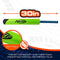 NERF Foam Cricket Set - Full Starter Cricket Set with 30" Foam Cricket Bat, (2) Foam Balls + (3) Plastic Wickets - Perfect for Adults, Kids + Beginners - Full Foam Cricket Set