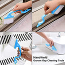 6Pcs Window Cleaning Brushes,Window Groove Cleaning Tool,Window Door Track Groove Corner Gap Cleaning Brush,Window Groove Cleaning Brush,Window or Sliding Door Track Cleaning Brush, Tile Lines Brush