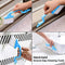 6Pcs Window Cleaning Brushes,Window Groove Cleaning Tool,Window Door Track Groove Corner Gap Cleaning Brush,Window Groove Cleaning Brush,Window or Sliding Door Track Cleaning Brush, Tile Lines Brush