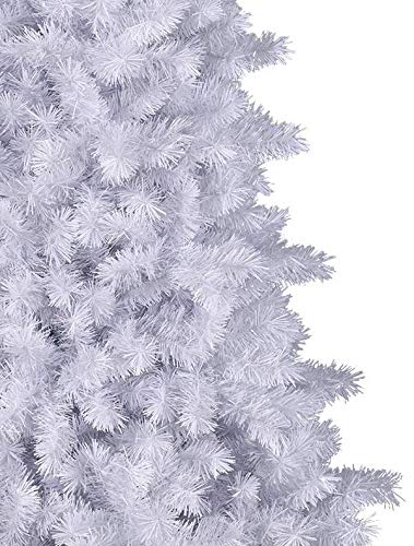 SHATCHI Alaskan Pine Black/Green/White Christmas Bushy Looking Artificial Tree with Metal Stand Xmas Home Décor, PVC, 4Ft/120CM