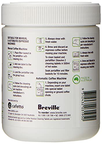 Breville Eco Coffee Residue Cleaning Tablets (40 Pack)