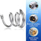 Shower Hose 2m/79 inch, Long Replacement Handheld Flexible PVC Shower Hose, Standard G 1/2 Connection, Anti-Kink (2m)