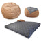 CordaRoy's Faux Fur Bean Bag Chair, Convertible Chair Folds from Bean Bag to Lounger, As Seen on Shark Tank, Tan - Full Size