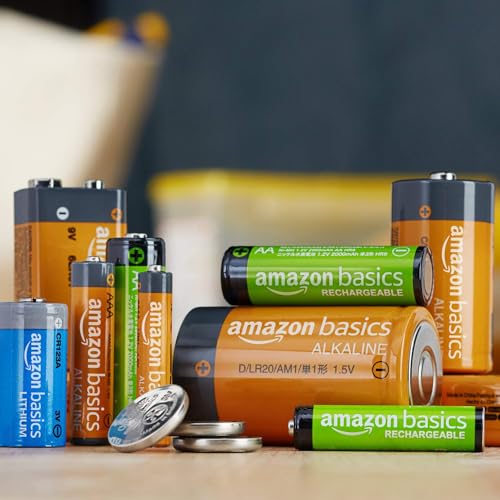 AmazonBasics 8-Pack AAAA Alkaline High-Performance Batteries, 1.5 Volt, 3-Year Shelf Life
