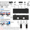 KVM Switch Dual Monitor, 4K@30Hz 2 Monitors 2 Computers KVM Switches HDMI USB 2.0 Switcher 2 in 2 Out Extended Display PC Keyboard Mouse Switcher