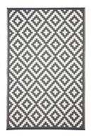 Aztec Foldable Large Size Outdoor Rug for Picnic, Camping, Outdoor Patio, Garden, RV Camping | Weatherproof and Water-Repellent (Grey, 270cm x 360cm)