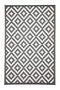 Aztec Foldable Large Size Outdoor Rug for Picnic, Camping, Outdoor Patio, Garden, RV Camping | Weatherproof and Water-Repellent (Grey, 270cm x 360cm)