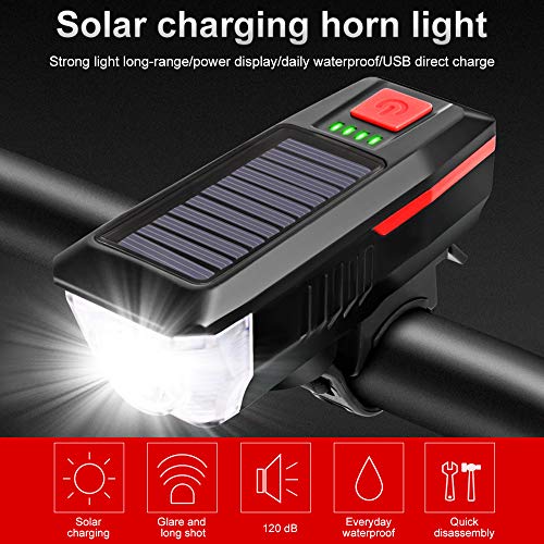 Bike Lights,Bike Lights for Night Riding,IPX5 Waterproof Bicycle Light or Taillight Combinations,Multiple Modes,Suitable for All Kinds of Bicycle