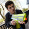Nerf Hyper Impulse-40 Blaster, 30 Nerf Hyper Rounds, Spring-Open Instant Reload Hopper, Up to 110 FPS Velocity, Eyewear Included