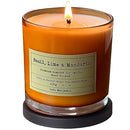 (Basil, Lime & Mandarin) 8.1 oz,100% Soy, Hand Poured Soy Candle, Highly Scented