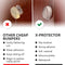 Cabinet Door Bumpers X-PROTECTOR - Premium Cabinet Bumpers 100 pcs 12.5 mm Sound Dampening Door Bumper & Glass table top Bumpers! Best Rubber Bumpers! Glass & Surface protection with our Furniture Bumpers!