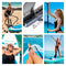 Inflatable SUP Stand Up Paddle Board, Inflatable SUP Board, iSUP Package with All Accessories (All Round Primary-Turquoise Green-10' x 32'' x 6'')