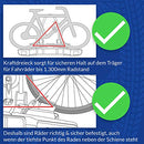 Westfalia BC 60 Bike Rack for The Trailer Hitch | Towbar Carrier for 2 Bicycles | Suitable for E-Bikes | Foldable