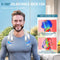 Portable Neck Fan, Hands Free Bladeless Fan, Hanging Personal Fan,3 Speeds, Super Quiet Less Than 25 Decibels, USB-C Rechargeable Neck Fan for Outdoor Indoor