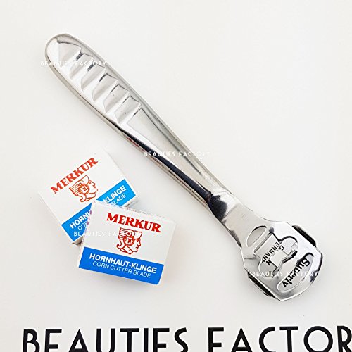 Beauties Factory NEW Foot File Pedicure Callus Rasp with 20 Blades Skin Shaver Corn Cutter Remover Hard Skin Removal