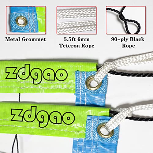 Zdgao Volleyball Net Replacement for Outdoor & Indoor, 32x3FT Heavy Duty Volleyball Net for Backyard, Schoolyard, Beach (Net Only)
