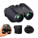 Foldable Waterproof BAK-4 Binoculars 10 x 25 Prism Hunts Birding Telescope Scope Light for Hunting, Bird Watching,Hiking,Camping and Concert