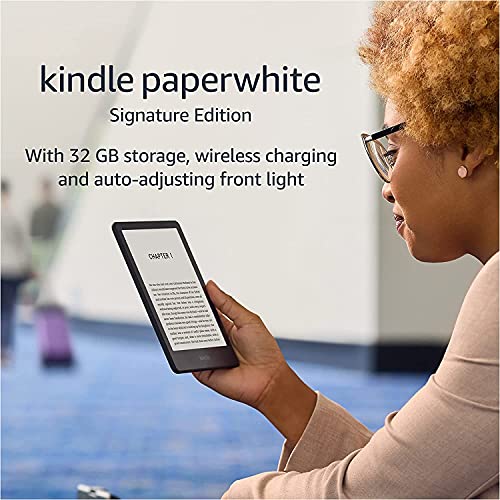 Kindle Paperwhite Signature Edition (32 GB) – With a 6.8" display, wireless charging, and auto-adjusting front light
