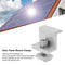 Solar Mount Z Brackets, Glossy Finish Standard Size 10PCS Lightweight PV Mounting Side Clamps Easy To Install for Panel Installation (35mm)