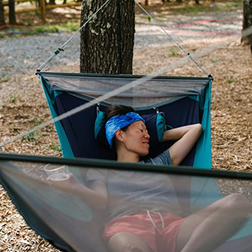 ENO - Eagles Nest Outfitters Skyloft Hammock with Flat and Recline Mode, Seafoam/Navy