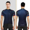 ARSUXEO Men's Cycling Jersey Short Sleeves Mountain Bike Shirt MTB Top Zipper Pockets Reflective ZY845 M