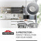 Cabinet Door Bumpers X-PROTECTOR - Premium Cabinet Bumpers 100 pcs 12.5 mm Sound Dampening Door Bumper & Glass table top Bumpers! Best Rubber Bumpers! Glass & Surface protection with our Furniture Bumpers!