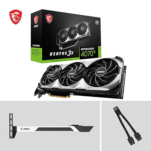 MSI GeForce RTX 4070Ti Ventus 3X 12G OC Gaming Graphics Card