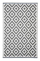 Aztec Foldable Large Size Outdoor Rug for Picnic, Camping, Outdoor Patio, Garden, RV Camping | Weatherproof and Water-Repellent (Grey, 270cm x 360cm)