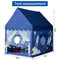 Kids Play Tent Playhouse Indoor Outdoor Tent Kids Boys Toddler Kids Tent Large Castle Play House Spaceship Tent, Outer Space Rocket Blue