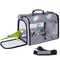 Bird Carrier with Stand Perch, Breathable Bird Travel Cage Parrot Carrier for Hiking, Airline Approved