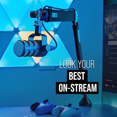 RØDE PodMic Broadcast-Quality Dynamic Microphone with Integrated Swing Mount for Podcasting, Streaming, Gaming, and Voice Recording