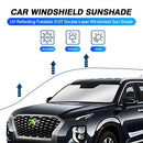 KUST Custom Fit Car Sun Shade for 2020-2023 2024 Hyundai Palisade Accessories Windshield Sunshade Window Shade Sun Visor Protector Foldable Blocks UV Rays Keep Your Car Cooler