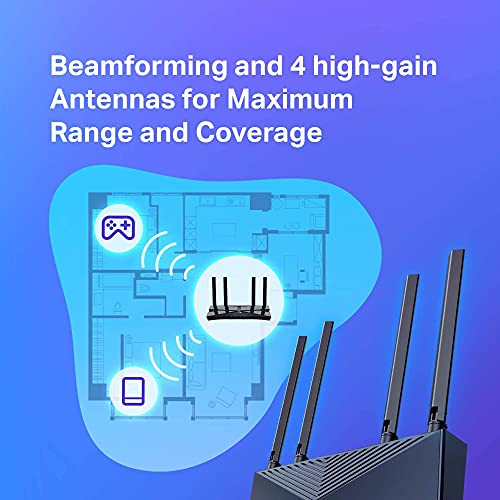 tp-link Archer AX20 Ax1800 Dual Band WiFi 6 Router Next-Gen 1.8 Gbps Speed, Connect More Devices | AU Version |