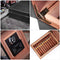 MEGACRA Cigar Humidor, Leather Surface Cedar Wood Lined Humidor Hygrometer Humidifier, Hold 10-20 Cigars