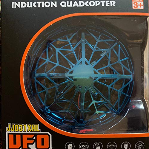 B-B World Hand Operated Drones for Kids or Adults, Small Flying Toys Motion Sensor Drones, Scoot Hands Free Mini Drone Helicopter, Indoor Small Orb Flying Ball Drone Toys (Blue)