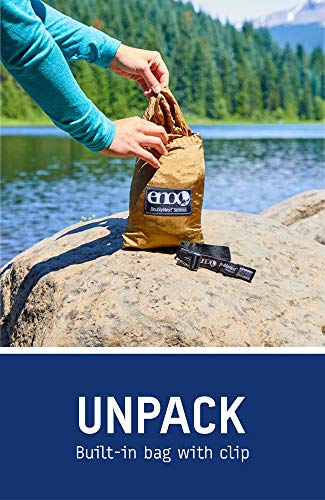 ENO DoubleNest Camping Hammock, Black/Black