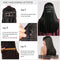 Straight Hair Extensions Long Dark Brown Hair Extensions #6 Clip in Hair Extensions for Women 4PCS Hair Extensions Fluffy and No Tangled(4pcs, 20Inch, 6#)