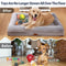Yiruka Small Dog Bed, Orthopedic Dog Bed with Waterproof Cover, Removable Memory Foam Bolster Dog Soft Sofa Bed with Nonskid Bottom, Pet Bed with Washable Cover,Grey