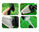 CLEANCADDY Golf Cleaning Brush, Water Spray Function, Clip on Golf Bag, 18" Retractable Clip, Club Cleaner, Groove Cleaner, Dirt Removal, Nylon Brush, Portable, Lightweight, Anti-Leak Bottle. (Black)