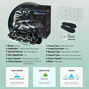 Adjustable Roller Blades, Inline Skates for Girls Kids, Light Up Adult Roller Blades Skates for Boys Girls Children Teens Women Outdoor Indoor(Black Camo)