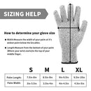 [Upgrade] BYETOO 1Pair Cut Resistant Glove Food Grade Level 5 Protection,Safety Kitchen Cut Gloves for Oyster Shucking,Fish Fillet Processing,Mandolin Slicing,Meat Cutting and Wood Carving,Medium