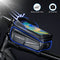 FAIREACH Bike Handlebar Bag with Mobile Phone Holder, Bicycle Frame Top Tube Pouch, Waterproof Cycle Cell Phone Mount with Touch Screen Window, for iPhone Samsung Smart Phone up to 6.5''