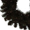 SHATCHI 55cm Black Christmas Wreath Plain Alaskan Pine for Fireplaces Home Wall Door Stair Artificial Xmas Tree Garden Yard Decorations,Black Plain,Wreath (55cm),SHATCHI