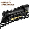 TOYANDONA Electric Train Set for Kids, Battery-Powered Train Toy Set with Smokes, Lights & Sound Include 4 Cars and 18 Tracks, Classic Toy Train Set Gifts for 3 4 5 6 Years Old Boys Girls