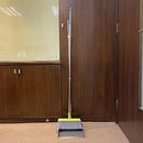 FGY Broom and Dustpan Set for Home, Sweeper and Dust Pan Set for Indoor Kitchen Lobby Office Garage Floor Sweeping