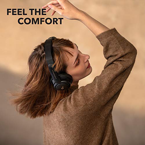 Anker Soundcore by Anker Life Q30 Hybrid Active Noise Cancelling Headphones with Multiple Modes, Hi-Res Sound, Custom EQ via App, 40H Playtime, Comfortable Fit, Bluetooth, Black