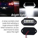 LED License Plate Light DC12-24V 6-LED Waterproof - Perfect for Trucks, SUVs, Trailers, RVs, and Boats (4)